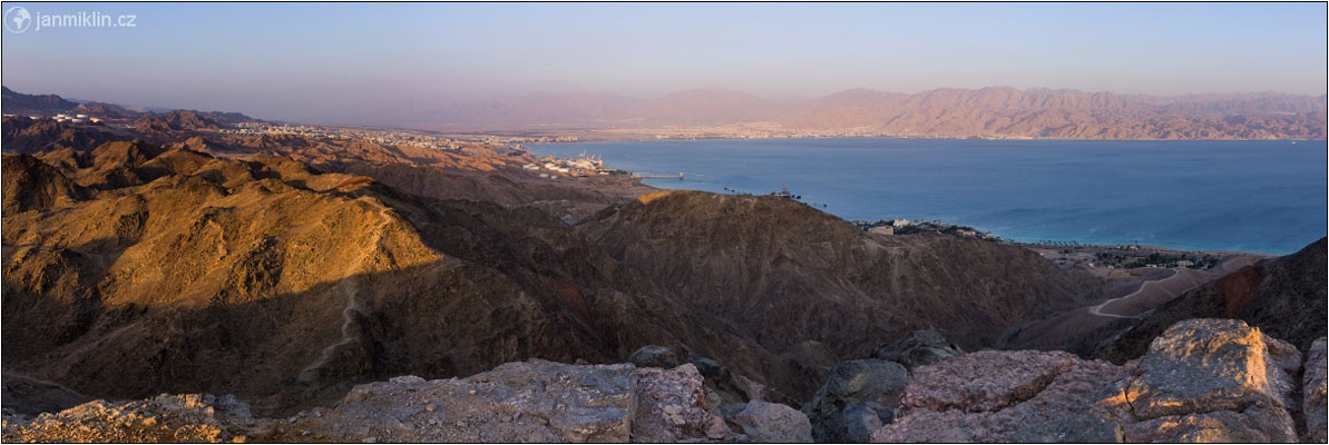 výhled na Eilat
