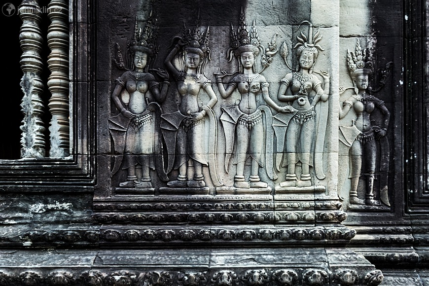 reliéfy Angkor Watu