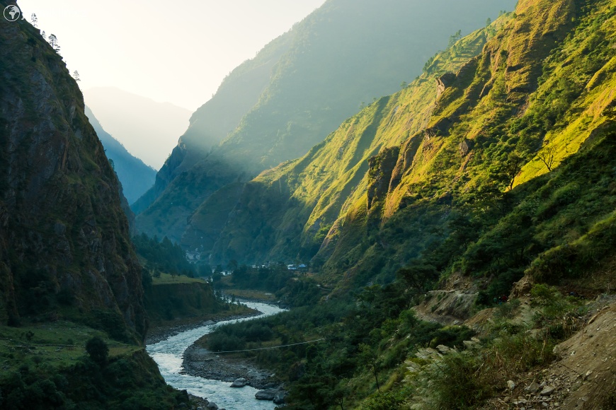 údolí Budhi Gandaki