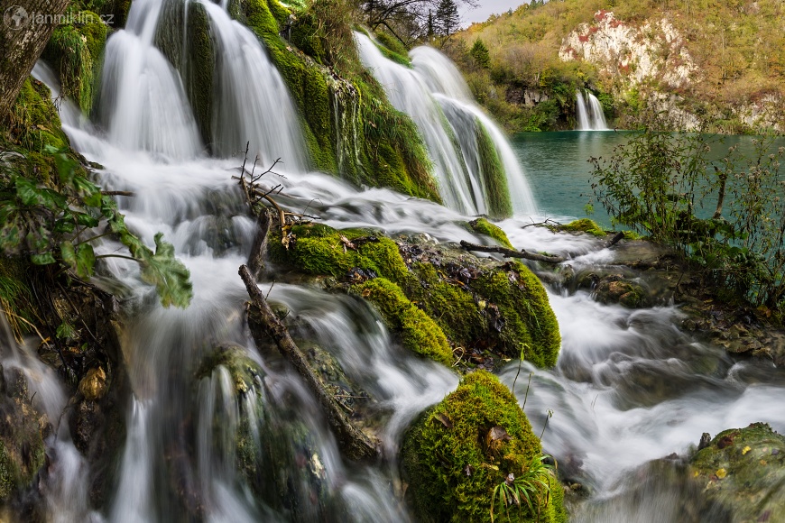 vodopády mezi jezery Kozjak a Milanovac