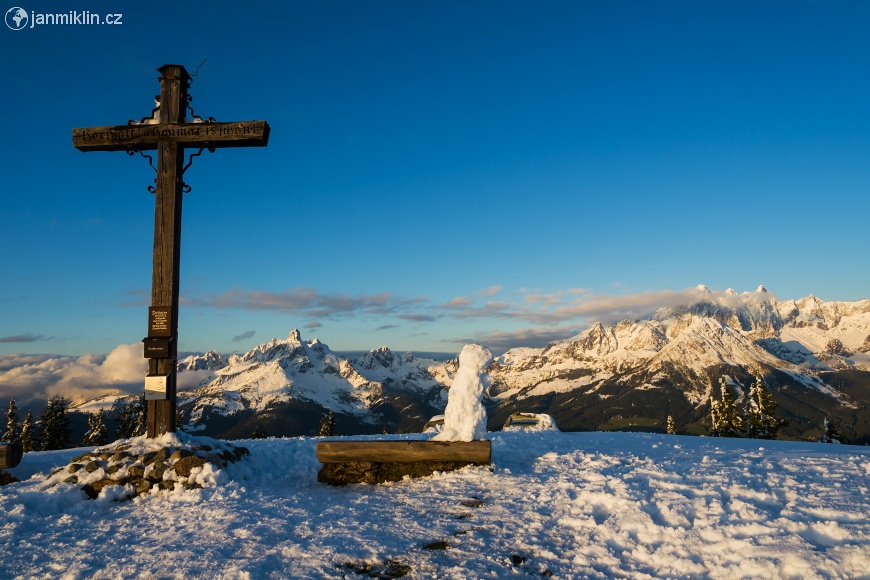 vrcholový kříž Roßbrandu