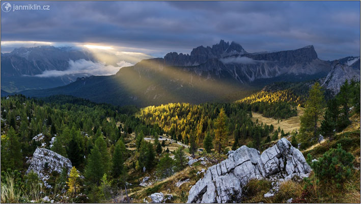 Božské světlo | Cinque Torri, Dolomiti