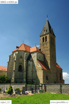 kostel sv. Jana Křtitele, Zaječí
