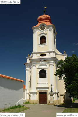 kostel sv. Rozálie, Horní Věstonice