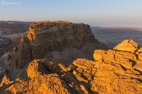 Masada z hory Eleazar