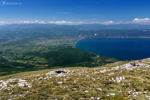 Ohridské jezero z Magara