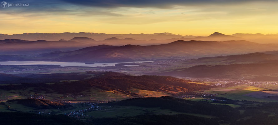 Oravská kotlina a slovenské hory