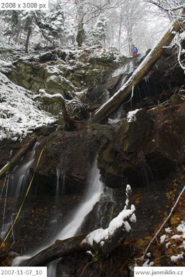 vodopád na Mazáku, Lysá hora