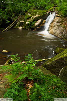 vodopády Černé Desné