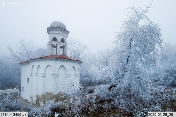 zamrzlý Svatý kopeček, kaple Božího...